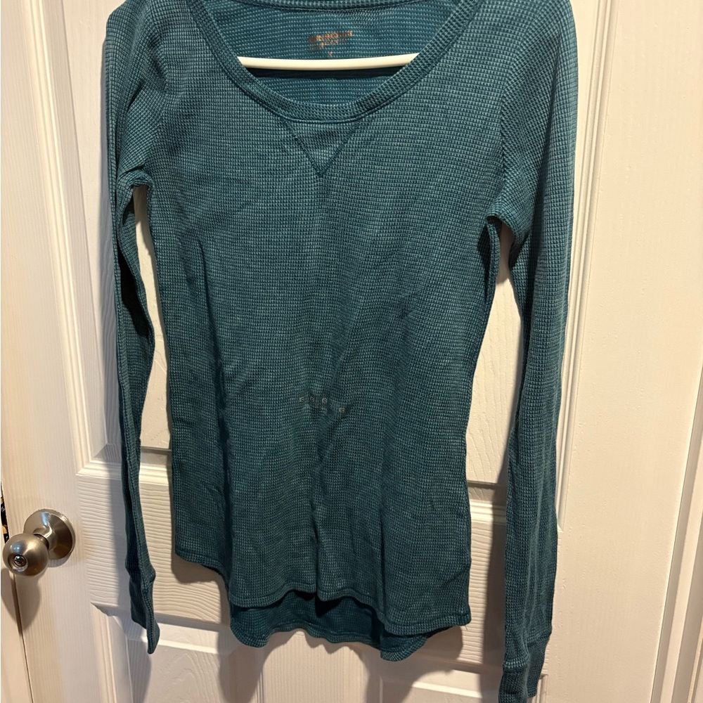 Canyon River Blues Teal Long Sleeve Tee